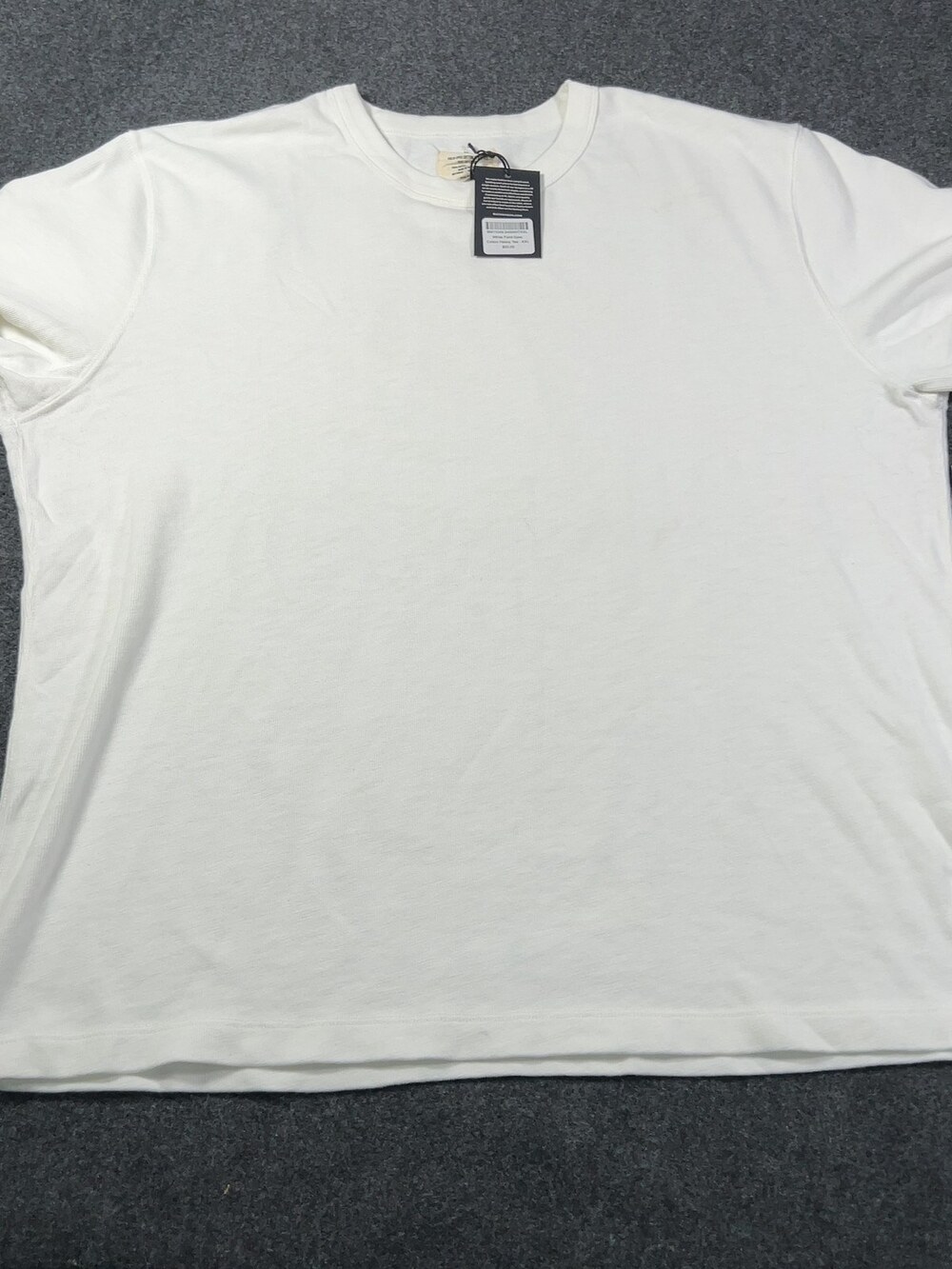 Buck Mason White Field-Spec Cotton Heavy Tee Mens Sz XXL NWI Msrp55 [ME3]